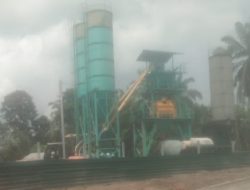 Cetak Material Precast Guna Pagar Kepabean Kek Simangkai Diduga Belum Kantongi Izin