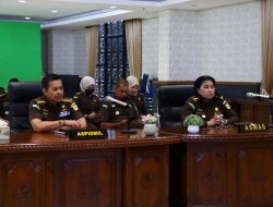 Kejati Riau Laksanakan Vicon Sosialisasi Pemenuhan Indeks Zona Integritas Melalui Pengisian LKE