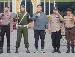 Kapolda Riau Jalan Santai, Sempatkan Sambangi Pos Denpom1/3 dan Pam Ops Idul Fitri