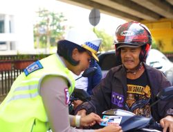 Satlantas Polresta Pekanbaru Lakukan E- Tilang Tekan Pelanggaran Lalulintas Belum Tercakup ETLE