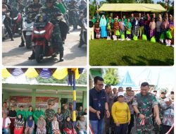 Meriahkan HUT ke-61 Korem 022/PT, Danrem Laksanakan Touring, Pemberian Bansos dan Manunggal Air