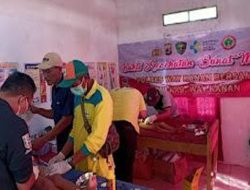 Hari Bhayangkara Ke 77, Polres Way Kanan Bakti Sosial Sunatan Massal di Balai Kampung Neki