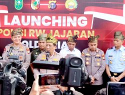 Guna Meningkatan Keamanan dan Pendekatan dengan Masyarakat, Polda Riau Launching Polisi RW Serentak Seluruh Jajaran