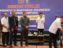 PWI Lampung Gelar Diskusi Publik, Medsos bukan Produk Pers