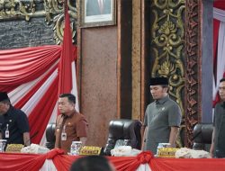 Gubernur Al Haris Bersama Sani Hadiri Rapat Umum Fraksi Terhadap Pelaksanaan APBD Provinsi Jambi Tahun 2022