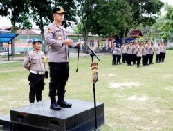 Polresta Pekanbaru Gelar Apel Polisi RW di Lapangan Bukit Senapelan