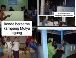 Camat Negeri Agung Pantau Pelaksanaan Ronda Malam di Lima Kampung