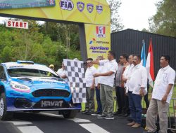 Komandan Korem 022/PT Hadiri Asia Pacifik Rally Championship di Toba