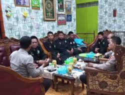 Jum’at Curhat, Satbinmas Polres Way Kanan Sambangi Perguruan Silat di Baradatu