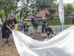 Petani Tebu Ganjar Bangun Lapangan Serbaguna di Ciamis: Bisa Futsal, Voli, dan Kumpul Warga