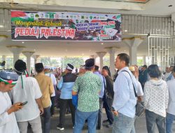 Aksi Solidaritas Palestina di Kota Pinang