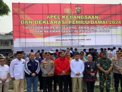 Edi Purwanto Hadiri Apel Kebangsaan dan Deklarasi Pemilu Damai 2024 di Jambi