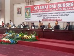 Peresmian Pemberhentian, Pengangkatan dan Pengucapan Sumpah/Janji Pengganti Wakil Ketua DPRD Kabupaten Simalungun Sisa Masa Jabatan 2019-2024