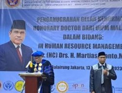 Sekda Martias Wanto Sandang Gelar Honorary Doctor, UIPM Malaysia