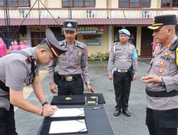 Sertijab 4 Pejabat Utama Polres Pematang Siantar