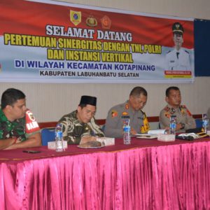 Pertemuan Sinergitas TNI,POLRI dan Instansi Vertikal, Upaya Menjaga Keamanan serta Kondusifitas Menjelang Pemilu 2024