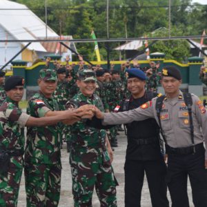 Kodim 1710/Mimika Terima Kunjungan Kerja Tim Pengawasan Pengamanan Pemilu 2024