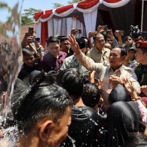 Menhan Prabowo Resmikan Lima Titik Sumber Air di Kabupaten Kuningan, 1.904 Keluarga Nikmati Air Bersih