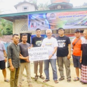 Tim TLCI Chapter#2 Riau Bantu Pembangunan Masjid dan Toa di Pedalaman Riau