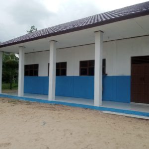 Bangunan Gedung Laboratorium SMPS Bethel Pulau Kaladan Diduga Dikerjakan Asal-asalan