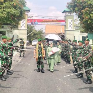 Lepas Sambut Dandim Way Kanan, Letkol Inf Aan Fitriadi Ucap Terima Kasih Kepada Letkol Charluly Rudi Jatmiko