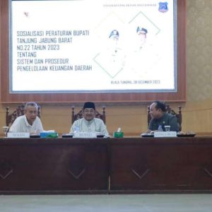 Bupati Anwar Sadat Hadiri Acara Sosialisasi Perbup Nomor 22 Tahun 2023