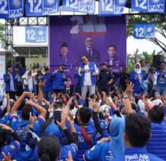 Kampanye Akbar DPD PAN, Perdana Dalam Sejarah di Kota Siantar Ribuan Orang Padati Lapangan Horbo