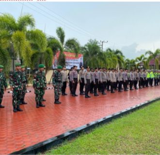 Polres Mukomuko Gelar Apel Pengamanan Jelang Malam Pergantian Tahun Baru 2024