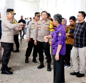 Kapolresta Pekanbaru Tinjau Kesiapan Logistik Pemilu di Gudang KPU