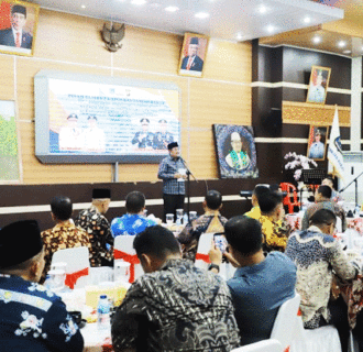 Bupati Anwar Sadat Gelar Pisah Sambut Kapolres Tanjabbar