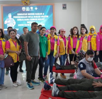 Korem 022/PT Bersama Lions Club Medan Seruni Peduli Sosial