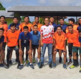 Jalin Silahturahmi, Pertandingan Persahabatan Bola Voli TNI AU Lanud H AS Hanandjoedin Lawan Dinas PUPR Belitung