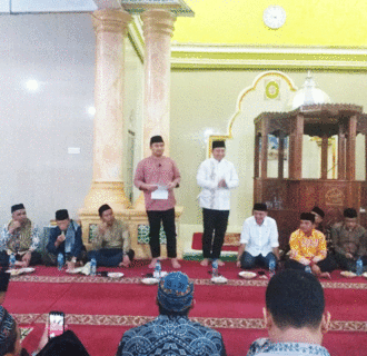 Bupati  Dharmasraya Pimpin Safari Ramadhan di Masjid Al-Ihsan Abai Siat 