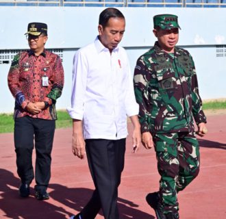 Panglima TNI Dampingi Presiden RI Kunjungan Kerja Ke IKN