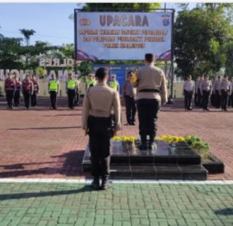 Kapolres Simalungun Pimpin Upacara Kenaikan Pangkat Pengabdian Personel dengan Hikmat