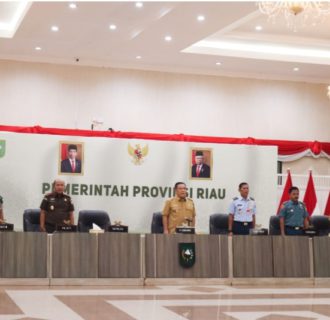 Wakajati Riau Hadiri Rapat Koordinasi Persiapan Arus Mudik Lebaran 2024