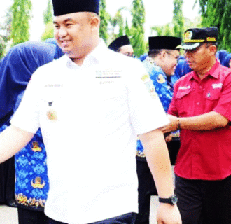 Ketua DPRD Dharmasraya Paryanto, SH Hadiri Pelantikan PPPK Farmasi 2023