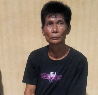 Tak Jera Dengan Perbuatannya, Pria 55 tahun Digelandang Warga ke Mapolsek Tanah Jawa