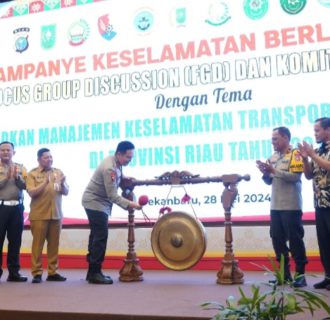 Polda Riau Gelar Kampanye Keselamatan dan FGD Bersama Pengusaha Angkutan Umum