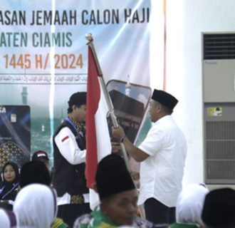 Kloter Pertama Jemaah Haji Asal Kabupaten Ciamis Dilepas Sekda Ciamis