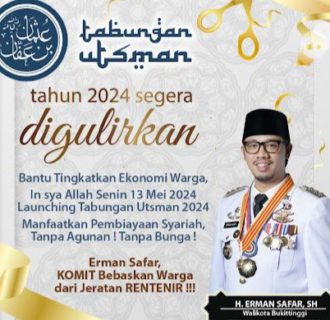 Walikota Launching  Dana Tabungan Utsman Tahun 2024