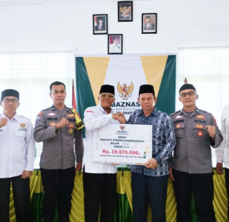 Personil Polres Dharmasraya Rutin Bayarkan Zakat Profesi ke Baznas