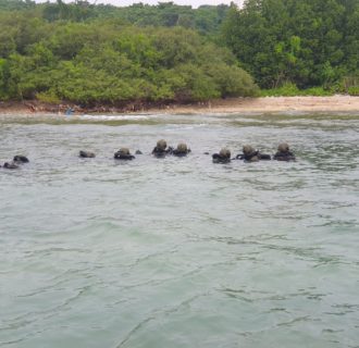 Satkopaska Adakan Latihan Penyelamatan Tawanan dan Latihan Hutan