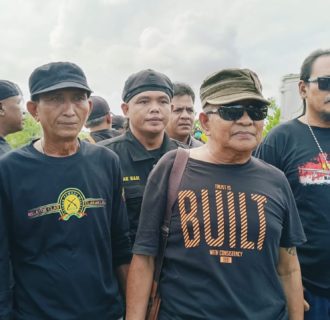 Ratusan Ormas LPM Kalbar Turun ke Lokasi Mengamankan Sengketa Lahan di Pontianak