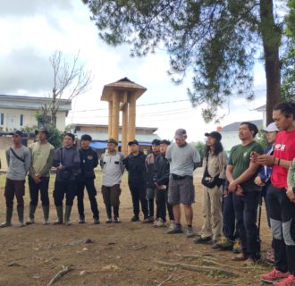 Setelah Diberangkatkan TNKS, Puluhan Pendaki Bermalam di Shelter 1 Gunung Kerinci