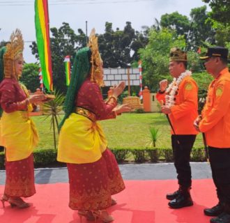 Selamat Datang Kepala Basarnas Marsekal Madya TNI Kusworo Dikantor SAR Kelas A Pekanbaru