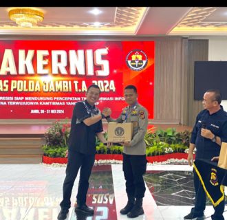 Kadis Kominfo Jadi Nara Sumber Dalam Rakernas Humas Polda Jambi Tahun 2024