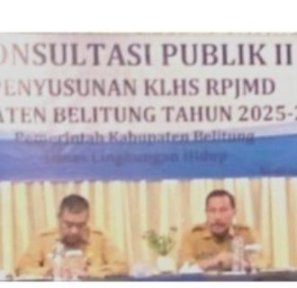 Sekda Belitung: Penyusunan KLHS RPJMD Pastikan Transparan dan Komprehensif Penuhi Kebutuhan Masyarakat