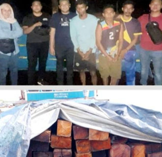 Penangkapan 3 Orang Pelaku Dugaan Ilegal Loging Di Kepulauan Meranti: Polda Riau Amankan 70 Ton Kayu Olahan