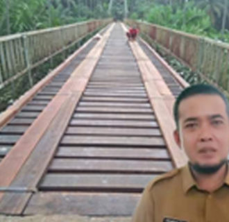 Perbaikan Jembatan Gantung Desa Suka Pindah Mukomuko Tuntas, Ini Himbauan PUPR